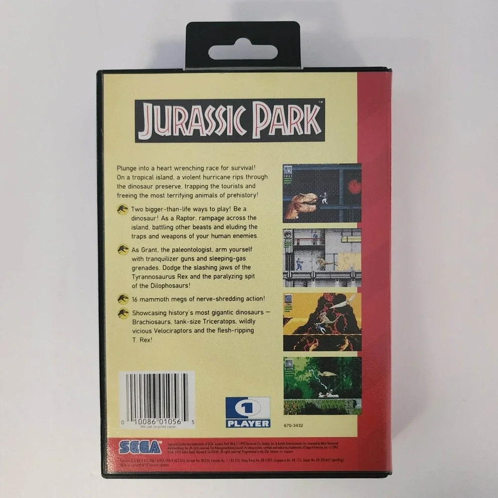 Jurassic Park (Sega Genesis, 1993)